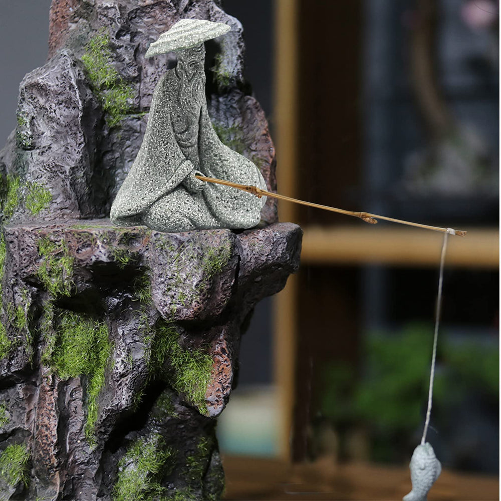 DUZFOREI figurine décorative pour aquarium, ensemble en grès durable.
