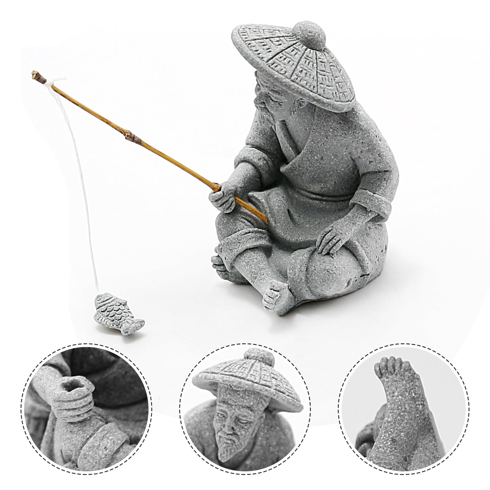 DUZFOREI objet miniature pour bassin ou pot, ambiance apaisante.