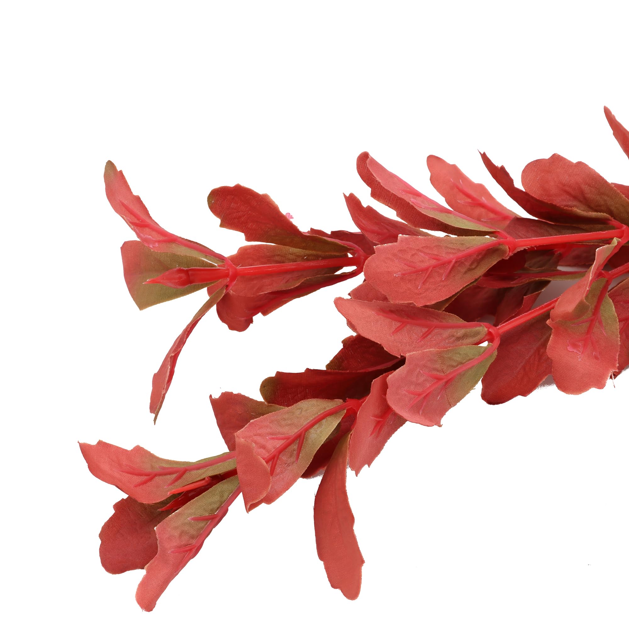 DVHEY plante en soie rouge 12 pouces, installation simple et rapide.