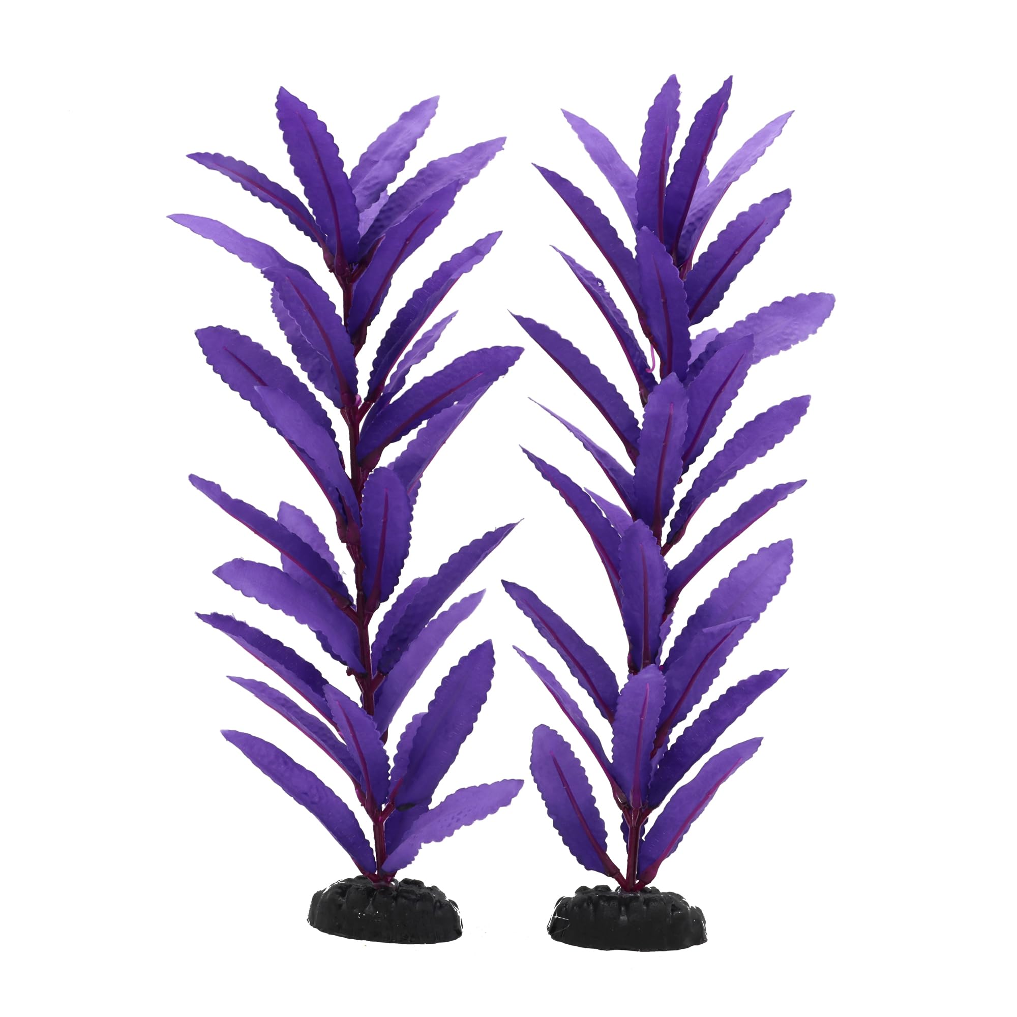 DVHEY plante-aquarium-soie-12-pouces-violet décor réaliste et cachettes pour poissons.