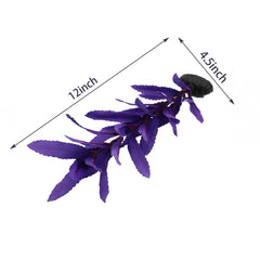 DVHEY plante-aquarium-soie-12-pouces-violet abri discret pour petits poissons.