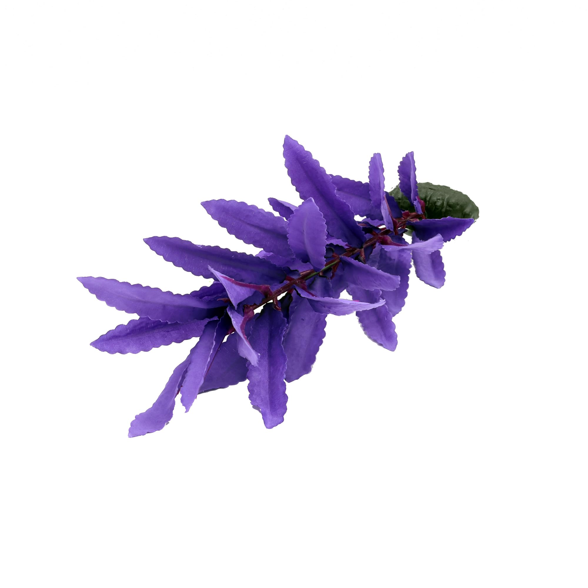 DVHEY plante-aquarium-soie-12-pouces-violet base lestée stable dans l'aquarium.