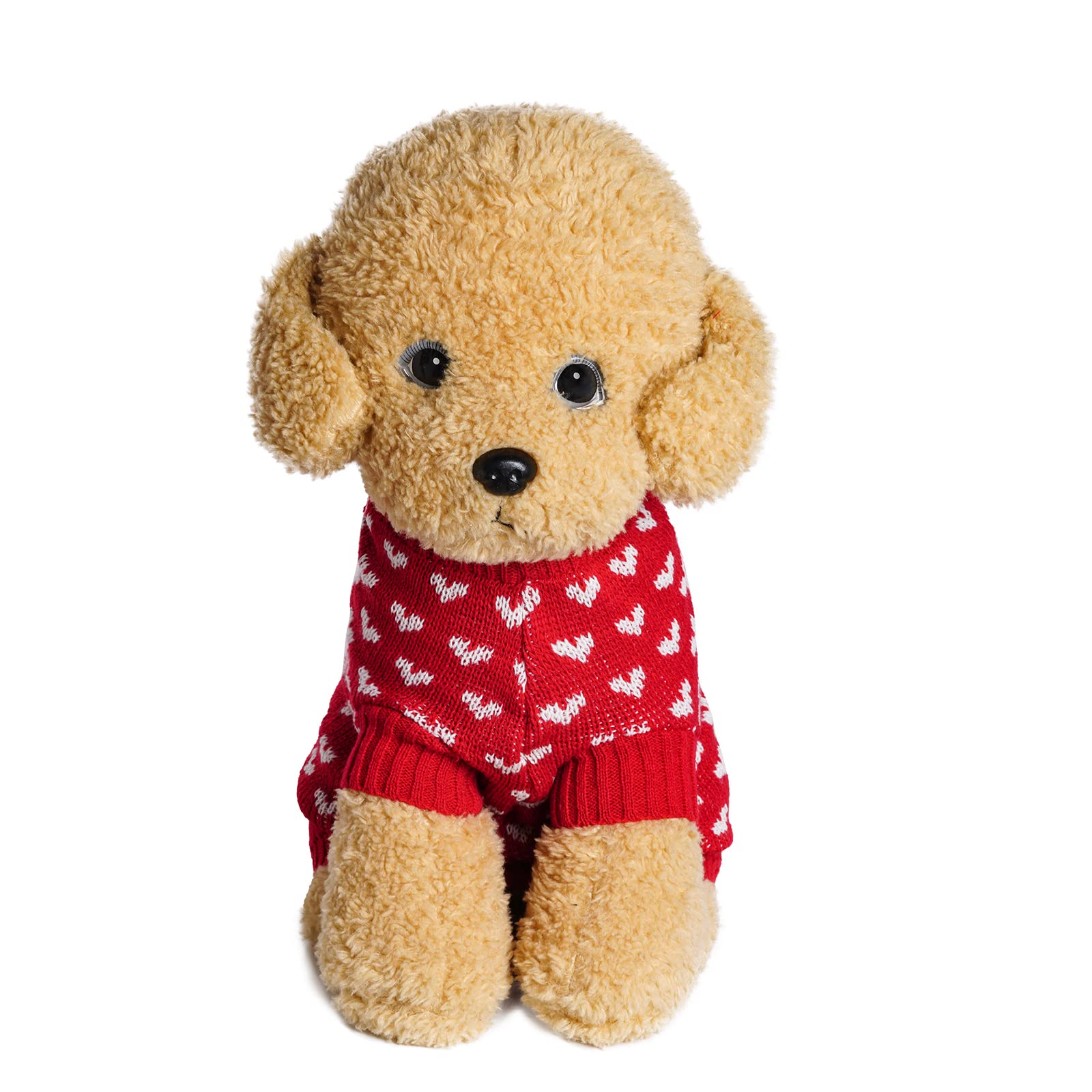 Dxhycc pull-tricot chien cœur rouge, usage quotidien et occasions festives.