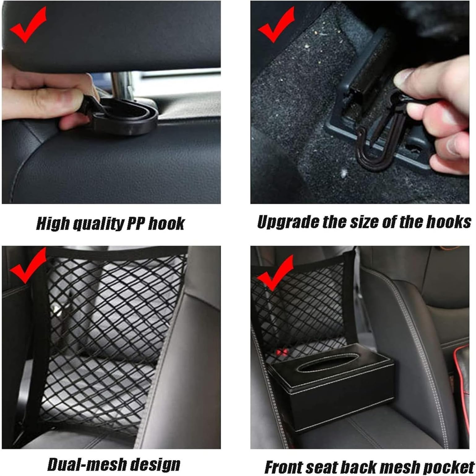 DYKESON poche-stockage-dans-barriere: contient objets sans obstacle pendant le trajet