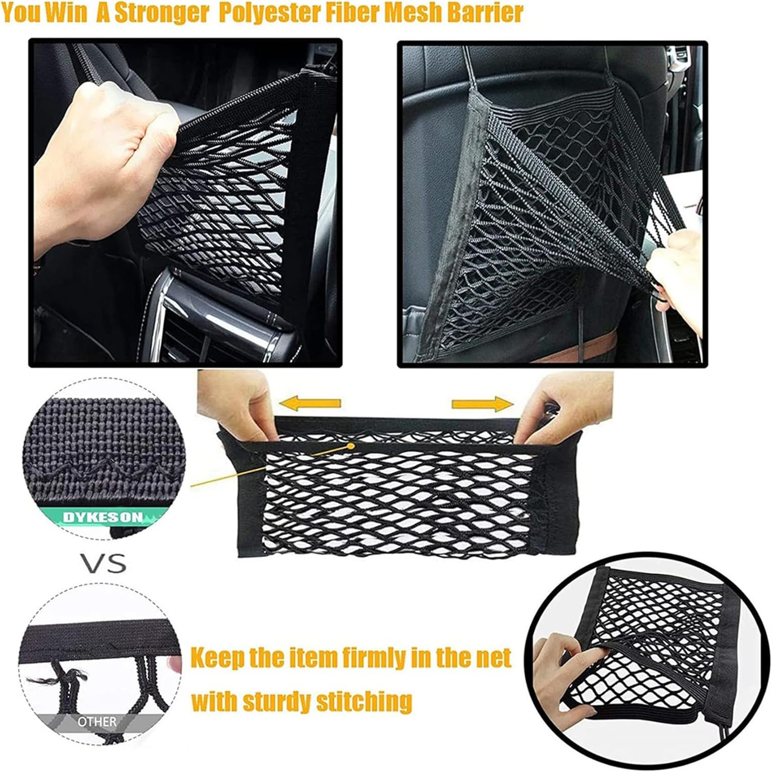 DYKESON rangement-milieu-vehicule: emplacement pratique pour collations et boissons