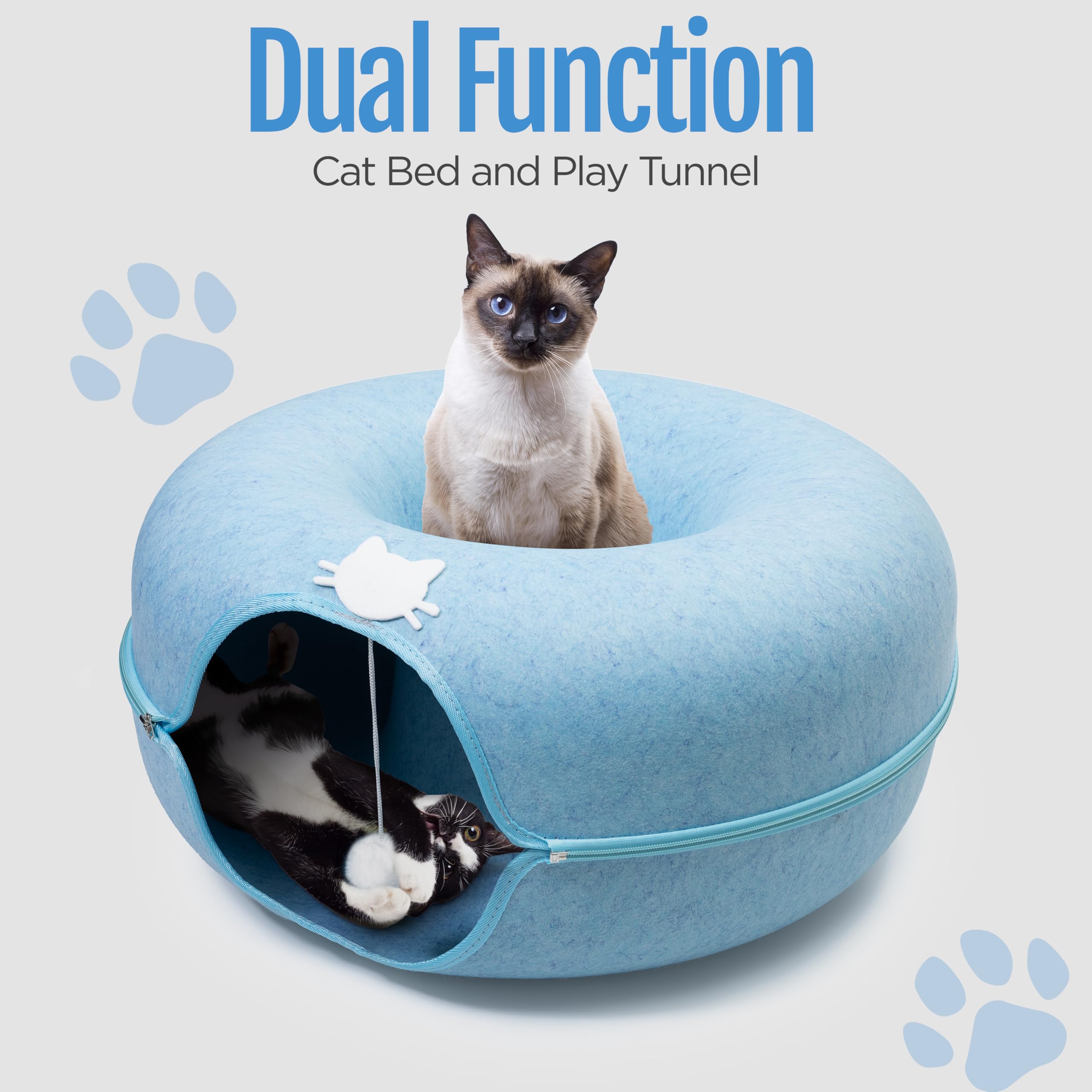Meow Mansion E & E's – démontable pour nettoyage rapide et rangement facile.