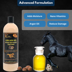 E3 Conditionneur à l'huile d'argan - cheveux secs retrouvant douceur.