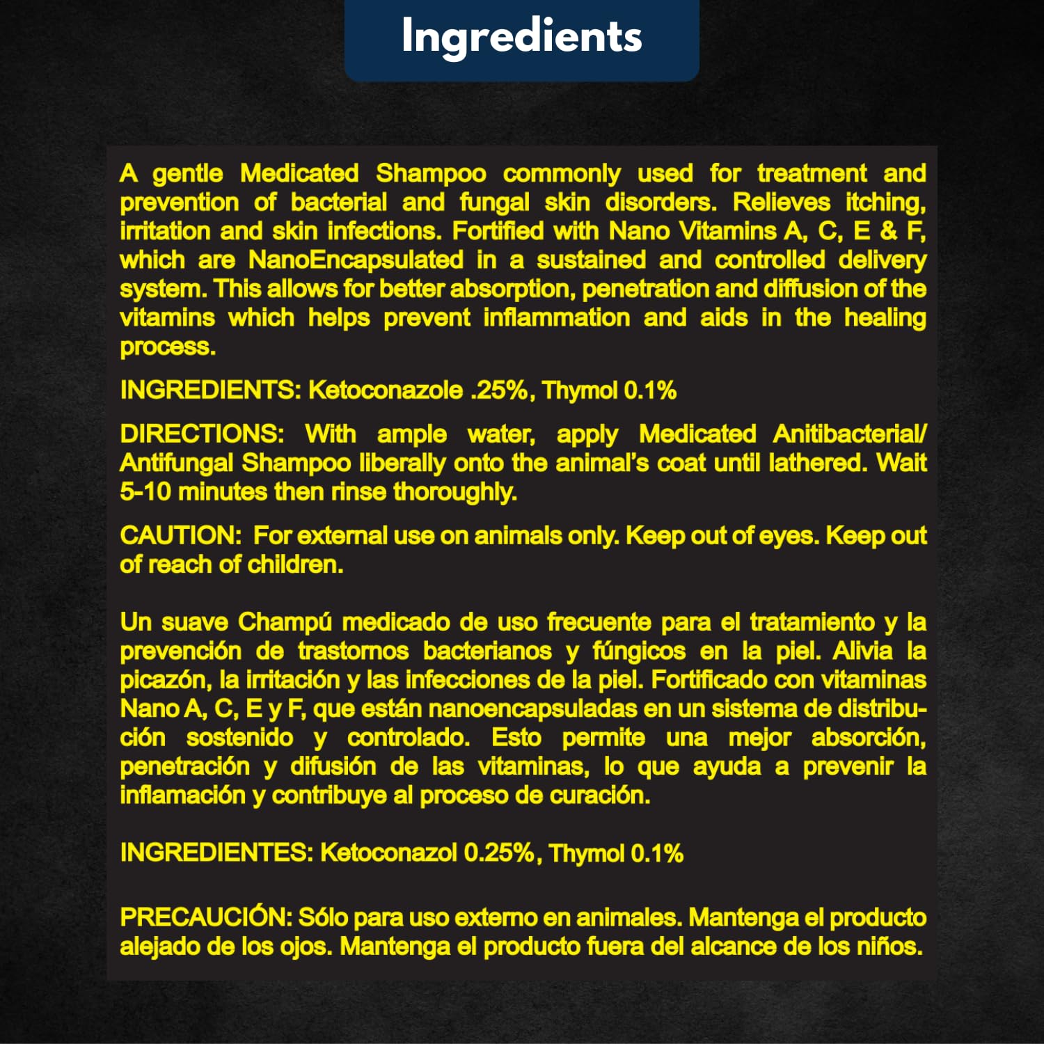 Emballage du shampoo E3 compact et pratique à ranger.