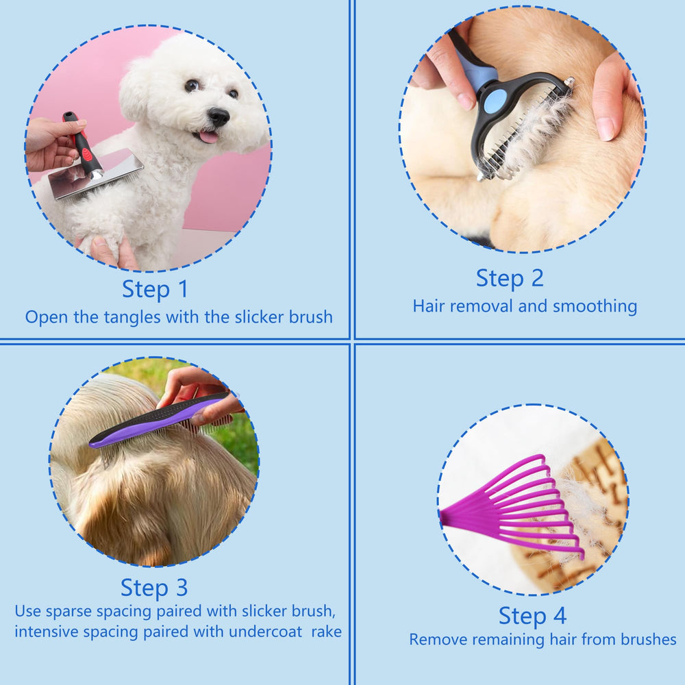 Idéal pour grands chiens et animaux à poils longs.