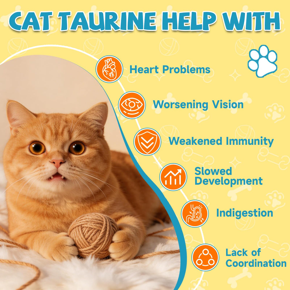 Eagou Diary Taurine pour chats, boost énergie et vitalité