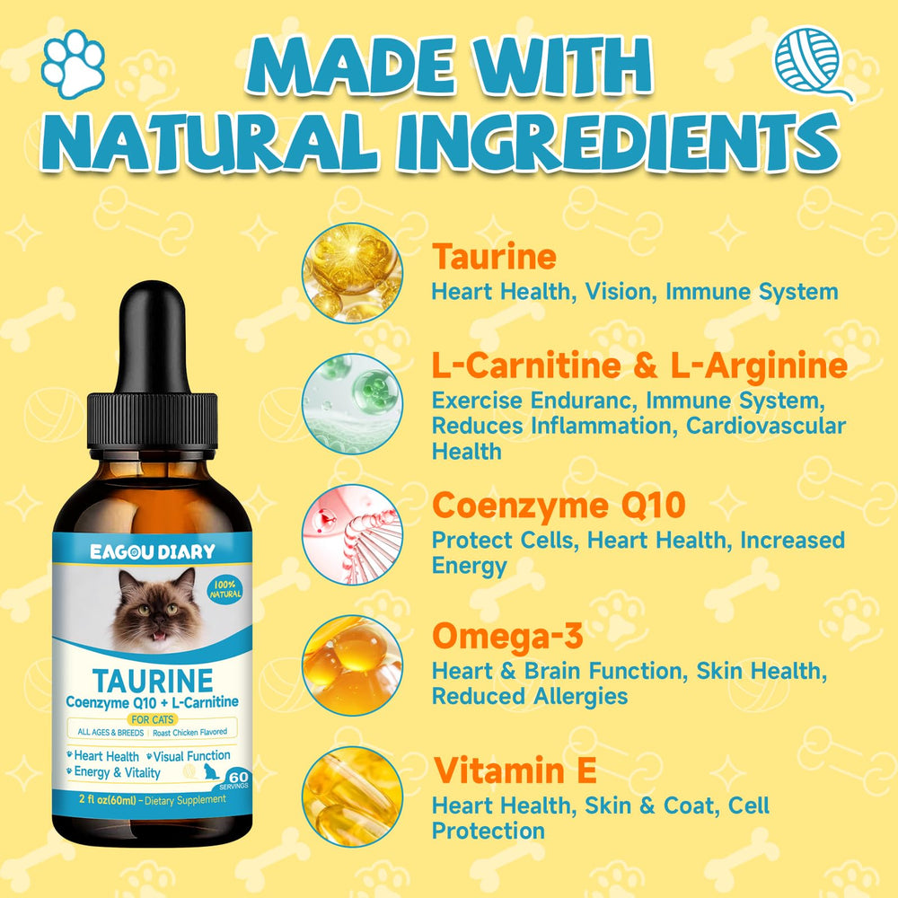Eagou Diary Taurine, santé des yeux et clarté visuelle