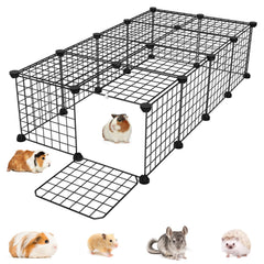 Cage EAROND pour petits animaux avec ensemble modulable pour optimisation de l’espace.