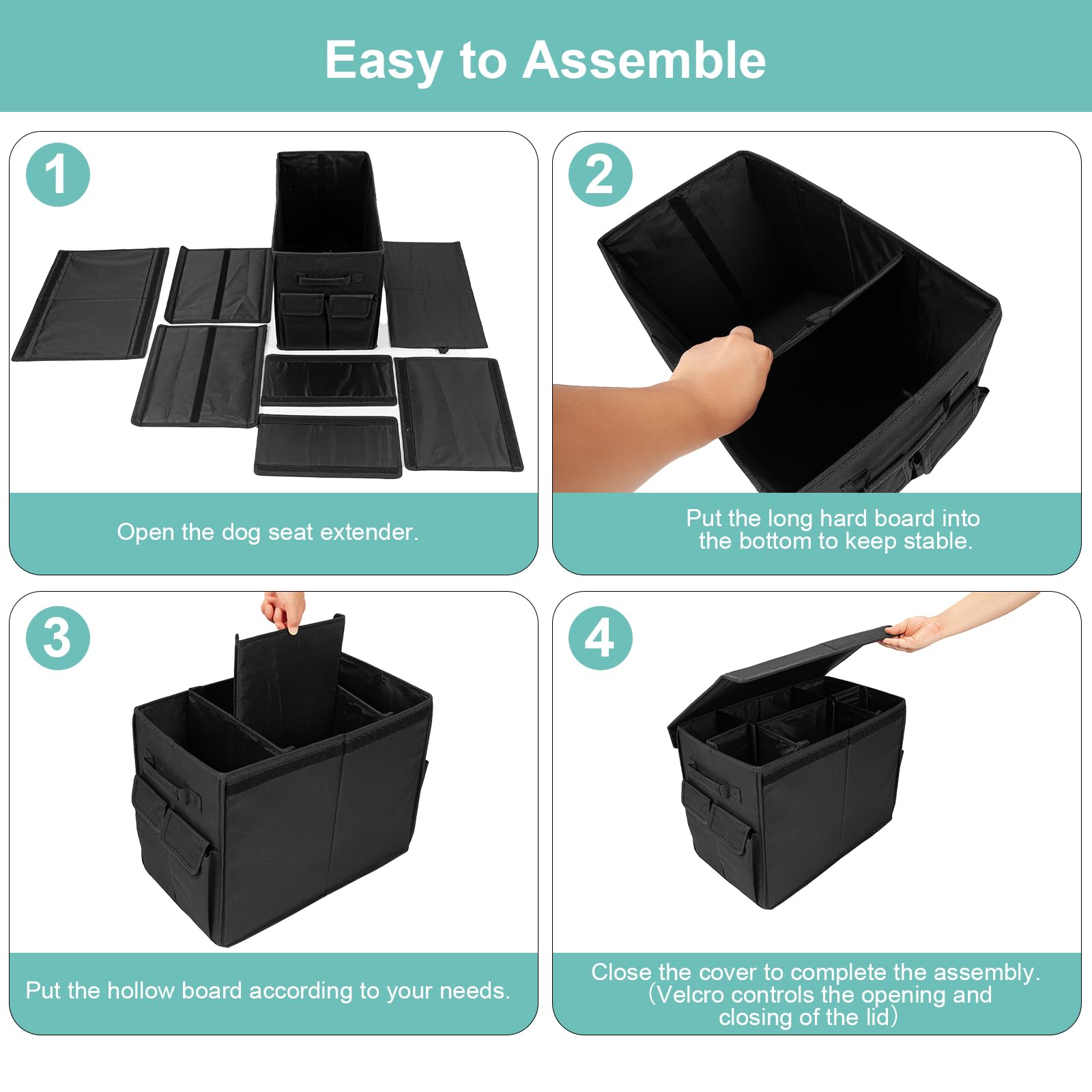 EAROND extension-compatible-vehicules-suv-coffre s'adapte facilement à voitures et SUV.