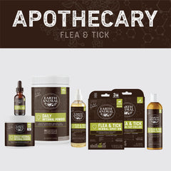 Earth Animal Apothecary emballage fabriqué aux USA avec soin et integrite