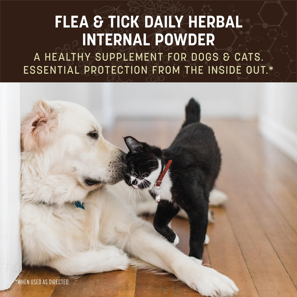 Earth Animal Apothecary poudre interne pour chiens et chats avec doseur pratique