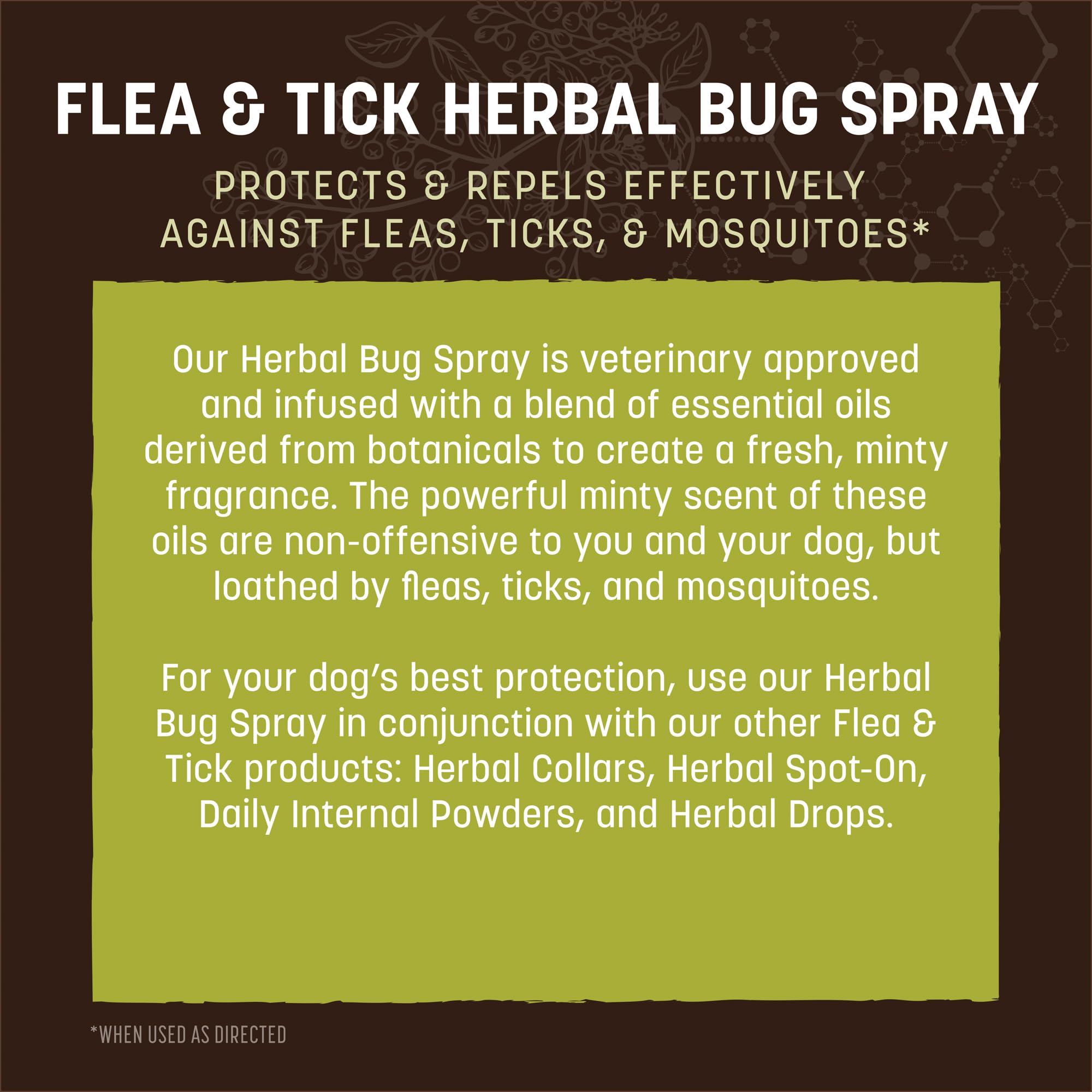 Earth Animal Apothecary Protection synergique avec les produits internes et externes