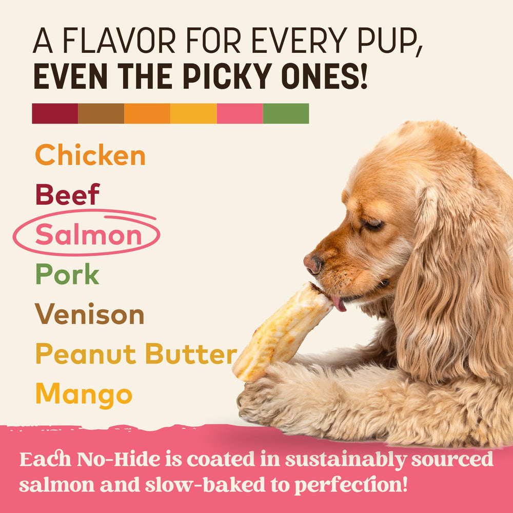 Ingrédients purs des Earth Animal No Hide Chews, sans additifs.