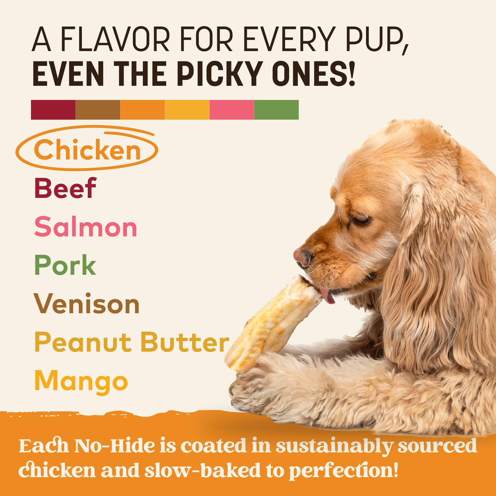Earth Animal No Hide Chews adaptées aux petits chiens pour une mastication agréable.