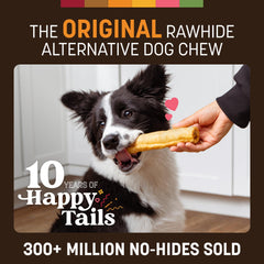Earth Animal No Hide Chews morceau individuel, pratique pour sorties avec chien moyen