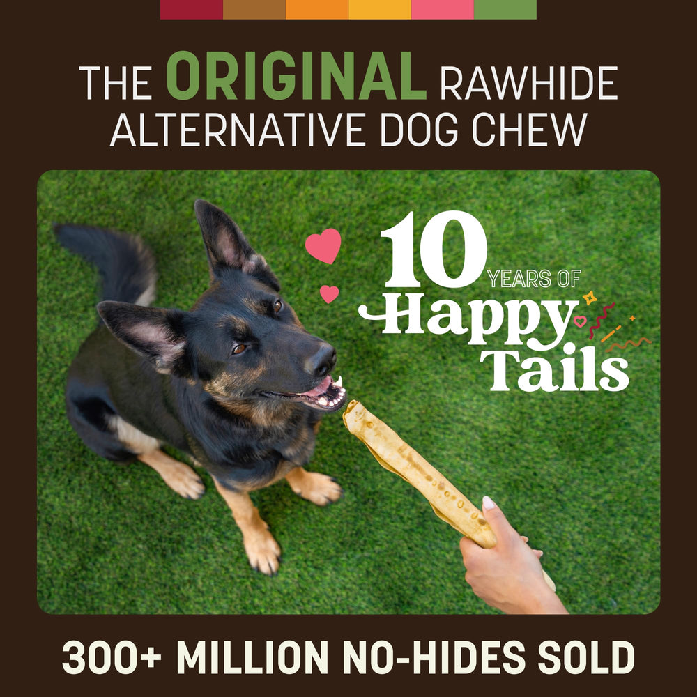 Earth Animal No Hide Chews: rouleaux sans cuir, durable et apt pour mâcheurs forts.