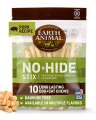 Earth Animal No Hide Stix: bâtonnets durables pour petits chiens, mastication longue