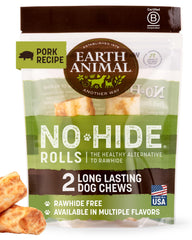 Earth Animal Friandises Sans Peau emballage pratique, pour chiens actifs