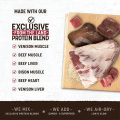 Earth Animal Wisdom jerky foie-boeuf: goût riche et texture agréable.