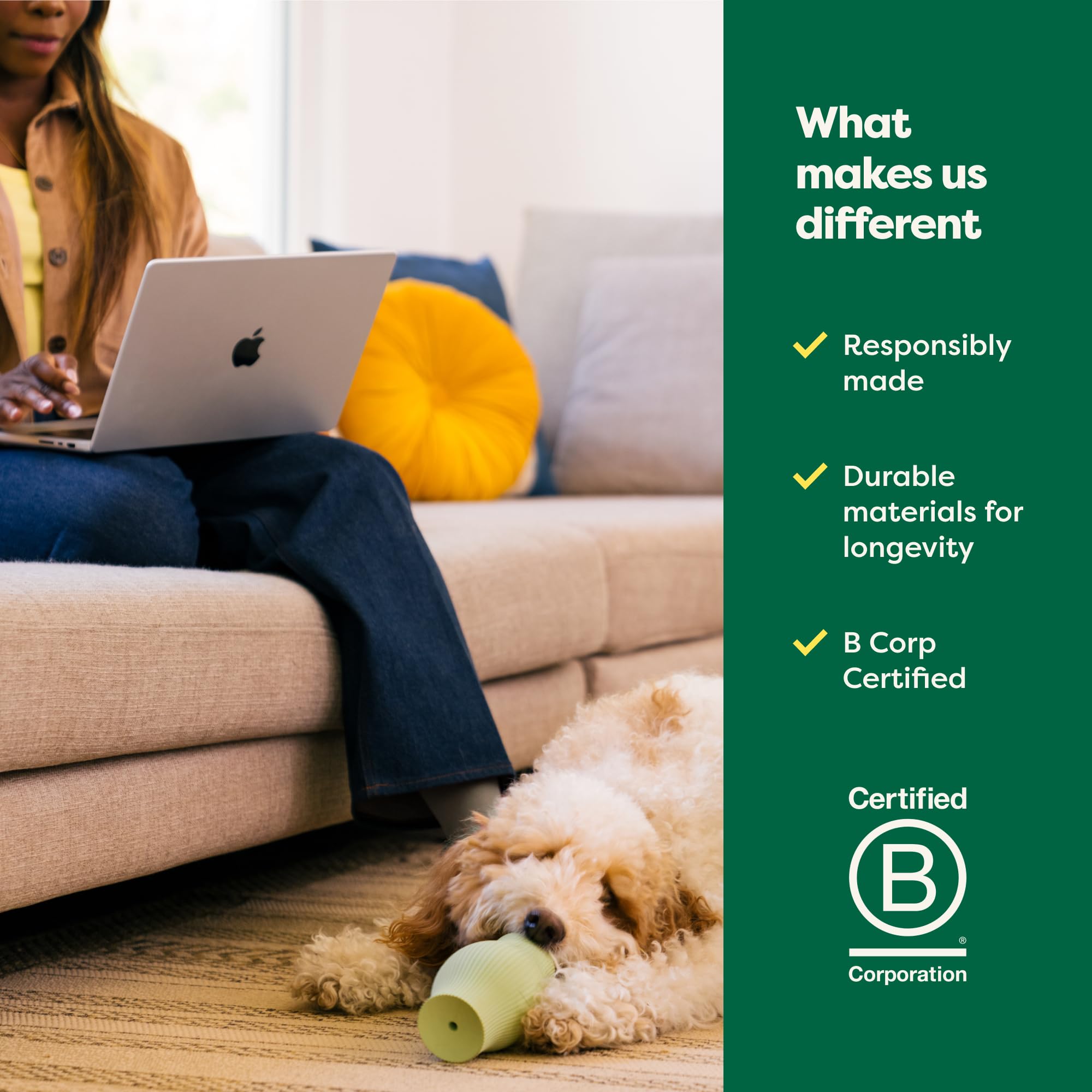 Earth Rated – Enrichissement quotidien pour chien petit, engagement prolongé.