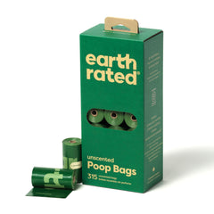 Earth Rated sacs pour chien – rouleaux recharge 315, pratique en balade.