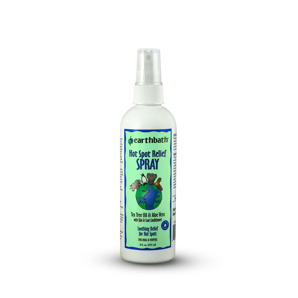 Earthbath pulvérisateur-relief-zone-irritée: apaisement des irritations cutanées chez le chien.