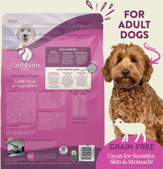 Croquettes Meadow Feast à l’agneau pour chien, texture appétissante et digestibilité potentielle.