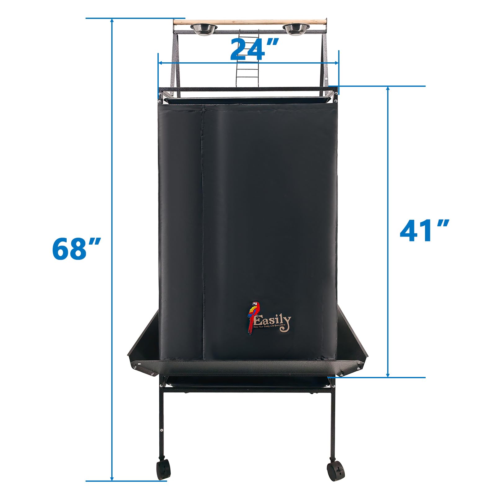 Couvre-cage Easily avec fermeture magnétique pour installation rapide