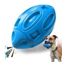 EastBlue balle mordeur siffante pour chiens, stimule l’attention et l’énergie.