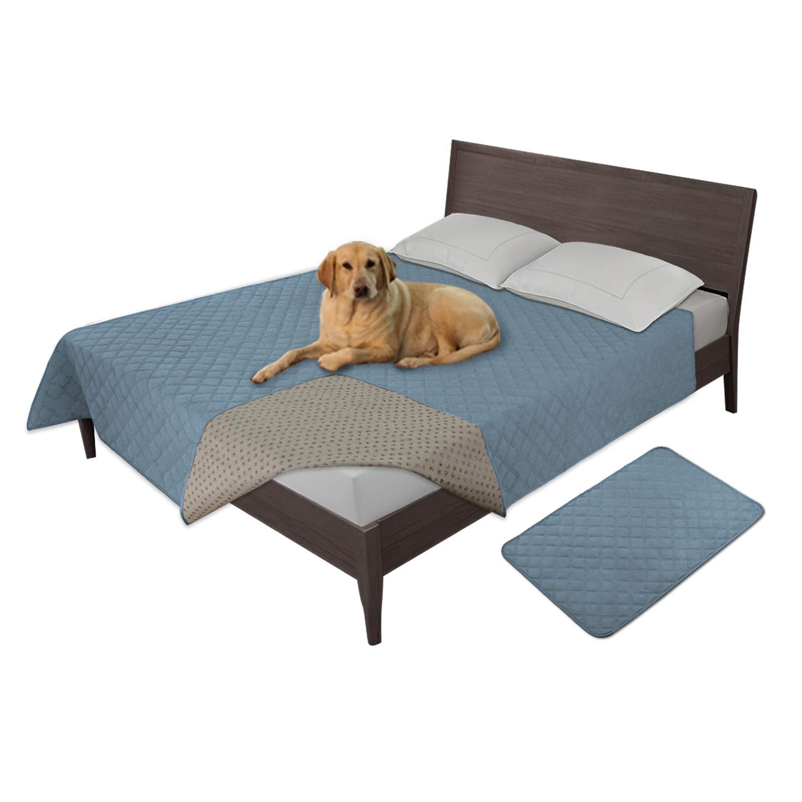 Easy-Going housse impermable pour canapé 52x82 bleu clair, protection durable.