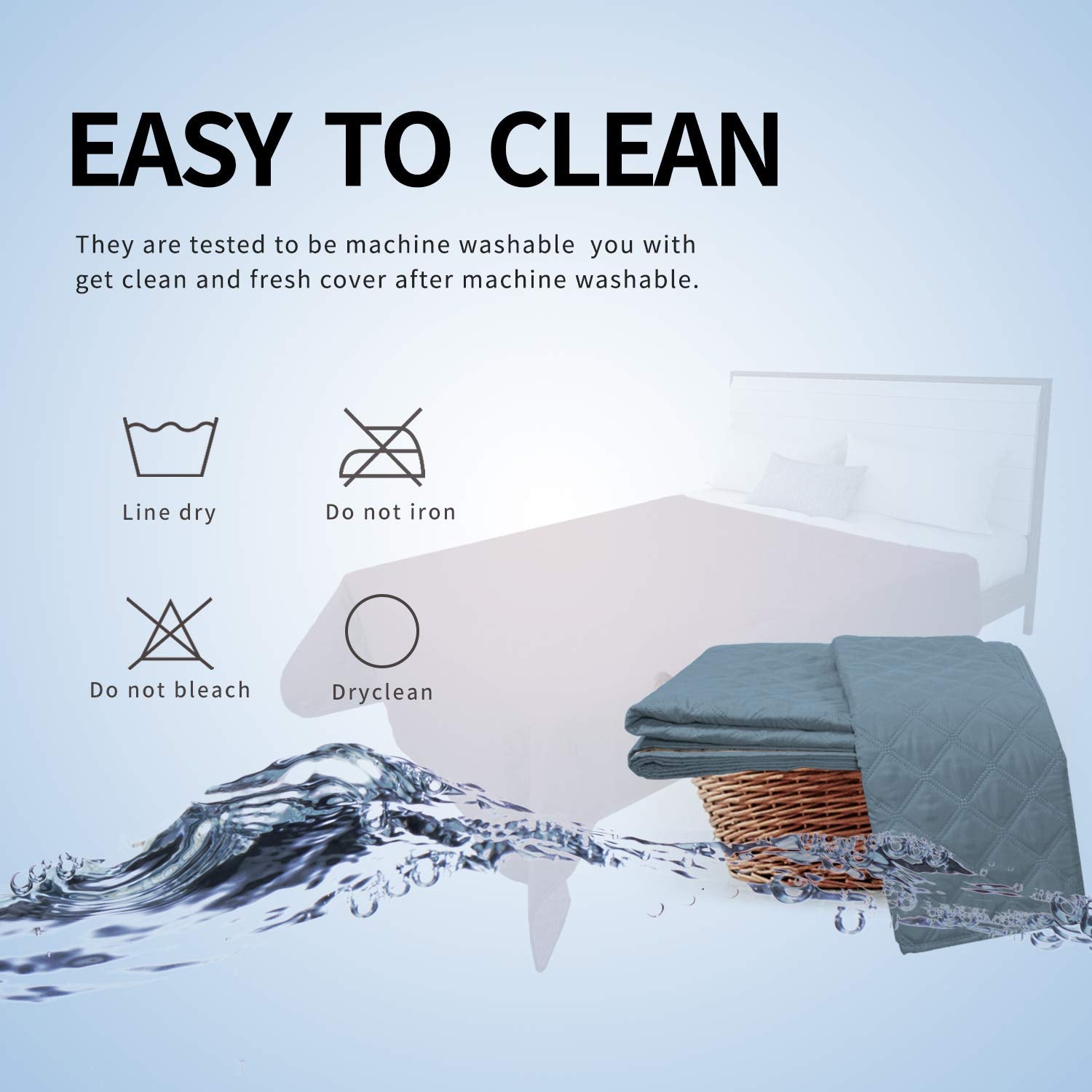 Easy-Going polyester impermable, douceur et durabilite.