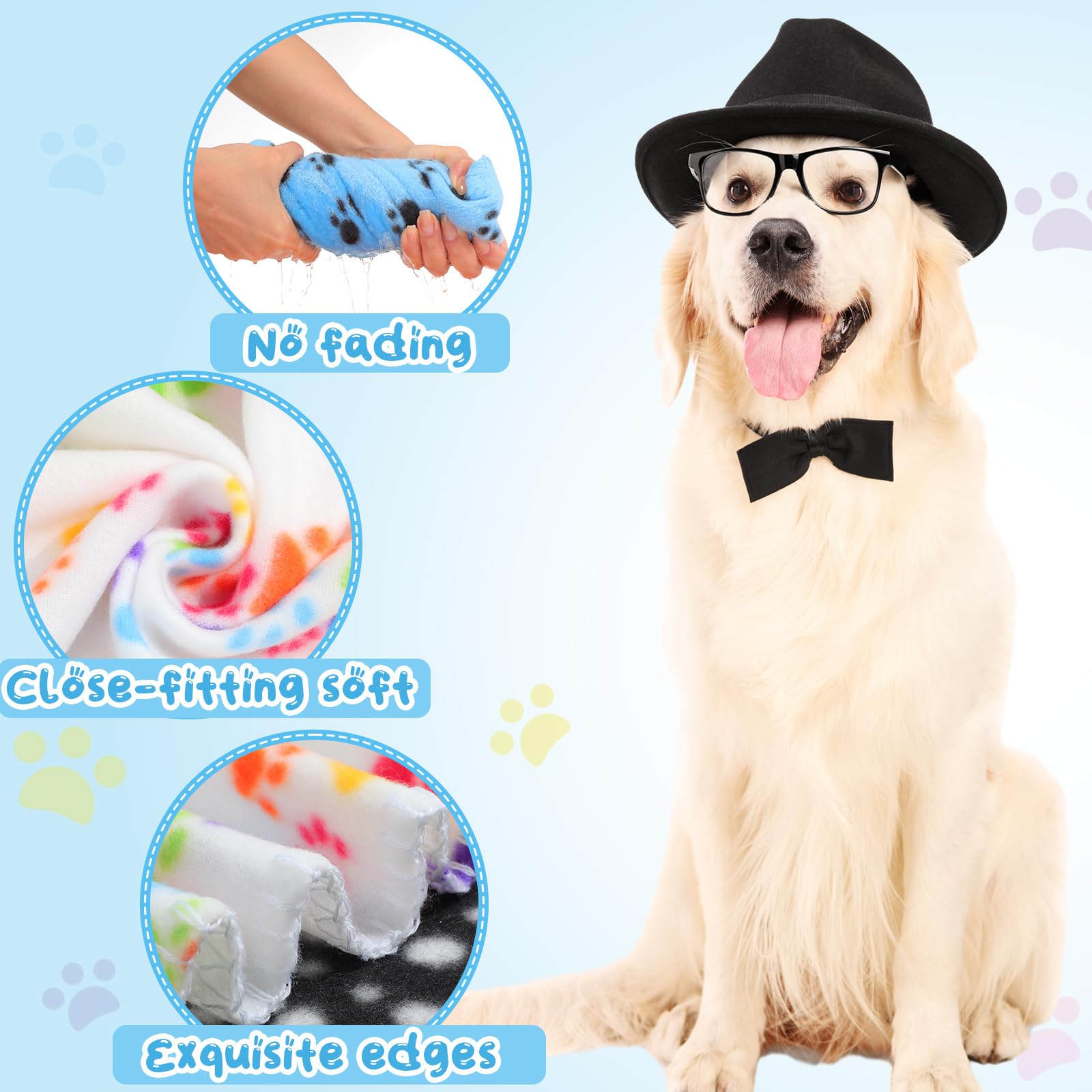 Couverture Eccliy chiot usage quotidien, texture douce et lavable.
