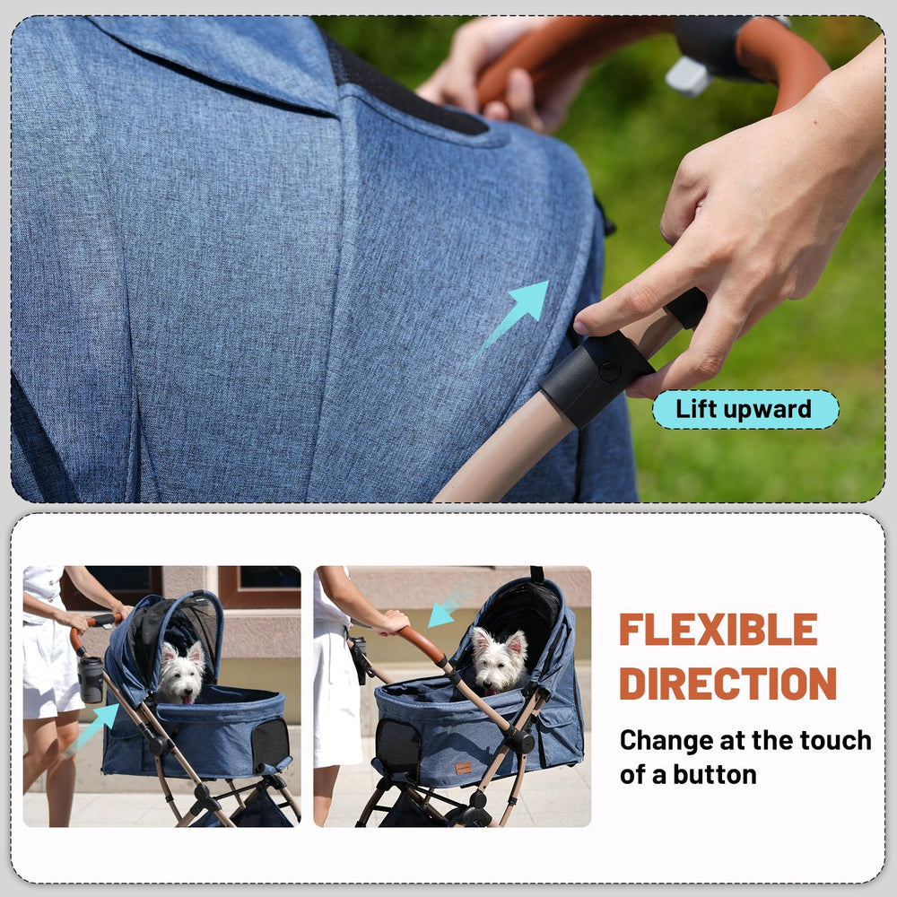EchoSmile Roues absorbant les chocs pour une marche douce.