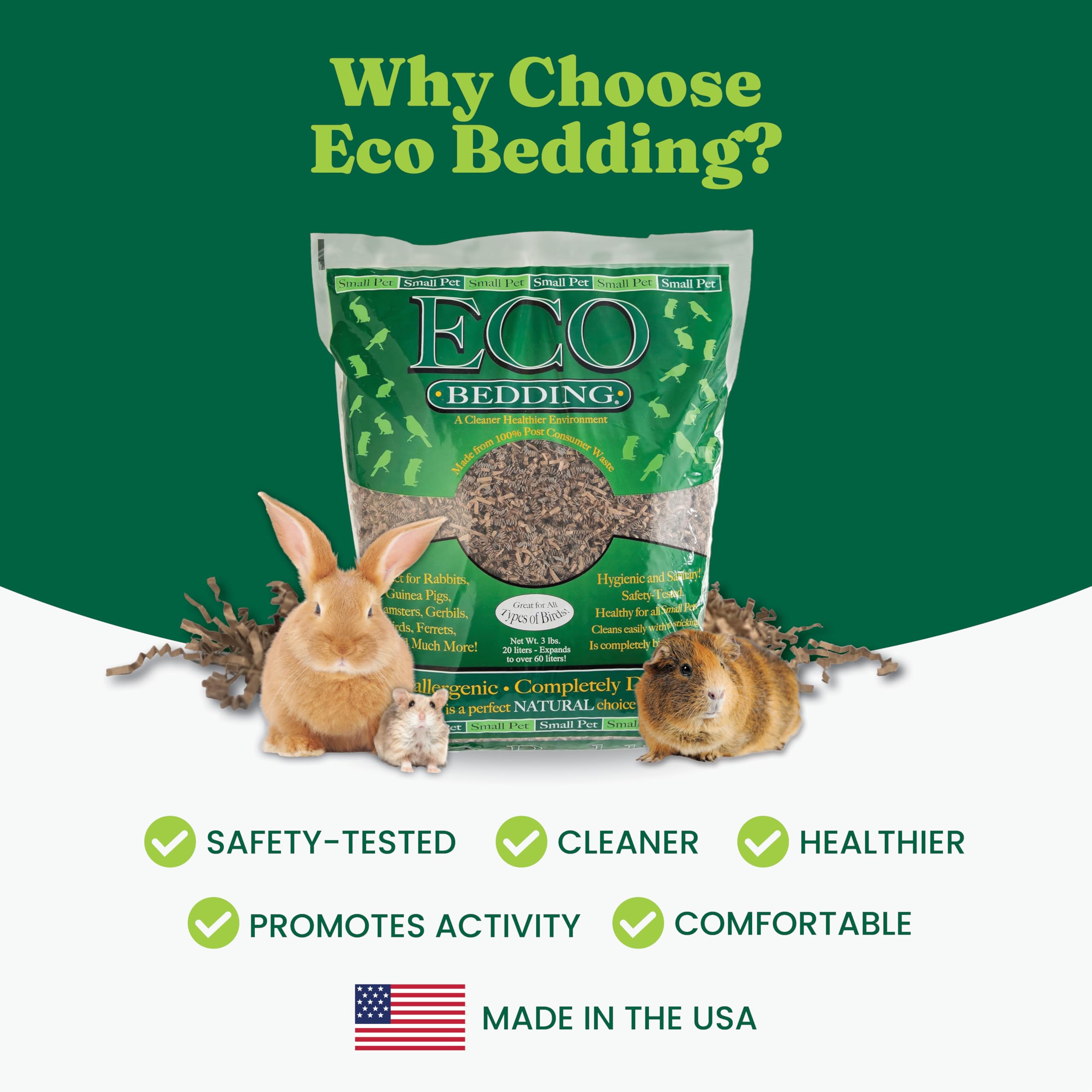 ECO BEDDING FiberCore – emballage éco-responsable pour réduire les déchets.