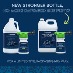 Eco Strong – spray enzymatique appliqué sur pelouse pour neutraliser les odeurs