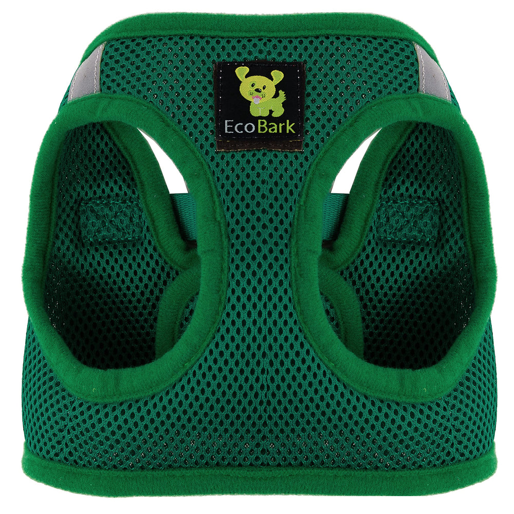 Harnais EcoBark en maille luxueuse pour chien, confort lors des promenades.