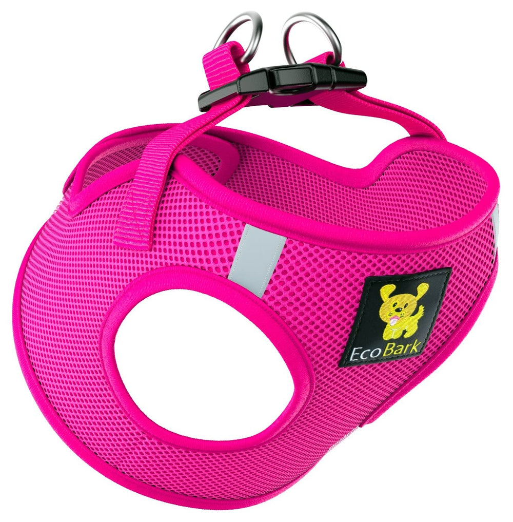 EcoBark harnais rose moyen idéal pour balades quotidiennes
