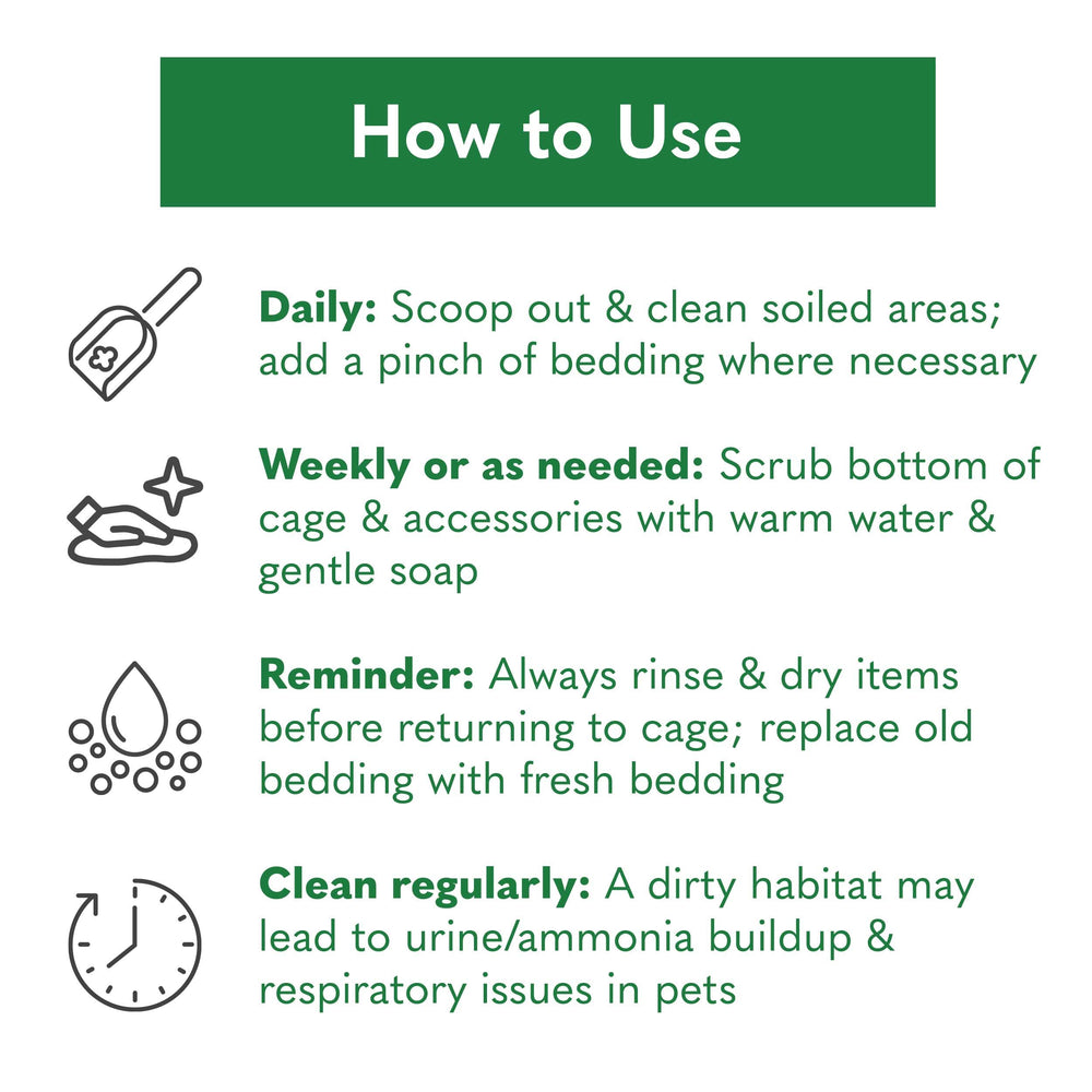 ECO BEDDING: papier-nid-proprete-facile, entretien simple