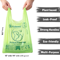 ecobewus Sac poubelle anti-fuite XL, sécurité lors du ramassage