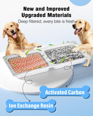 Filtres éponge ECOCONUT, filtration multi-étapes pour hydratation.
