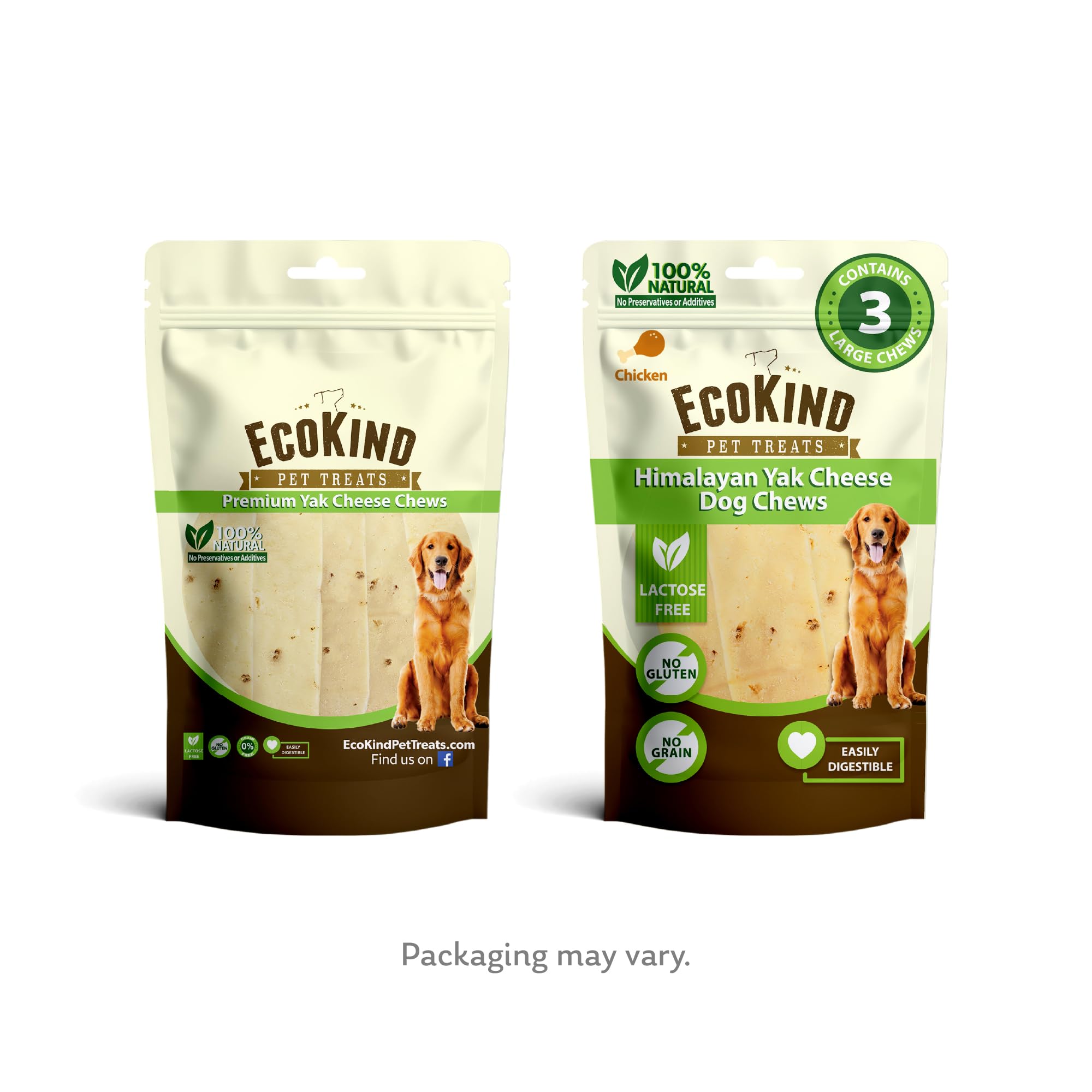 Étiquette naturelle sans additifs, EcoKind Yak Cheese Himalaya.