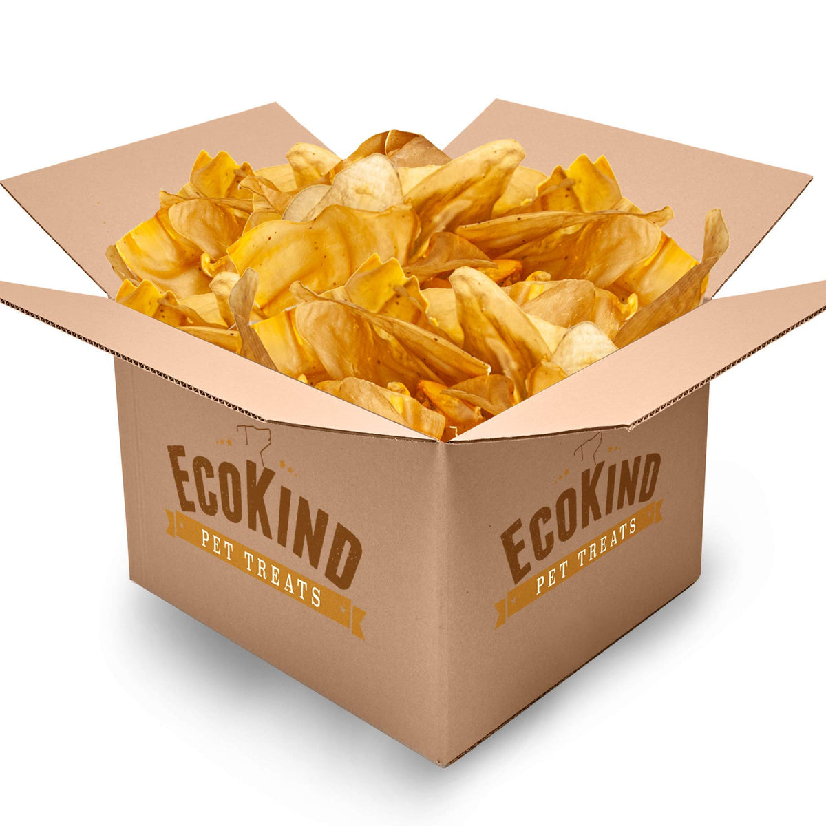 EcoKind Oreilles de boeuf premium, friandise longue durée pour chiens actifs.