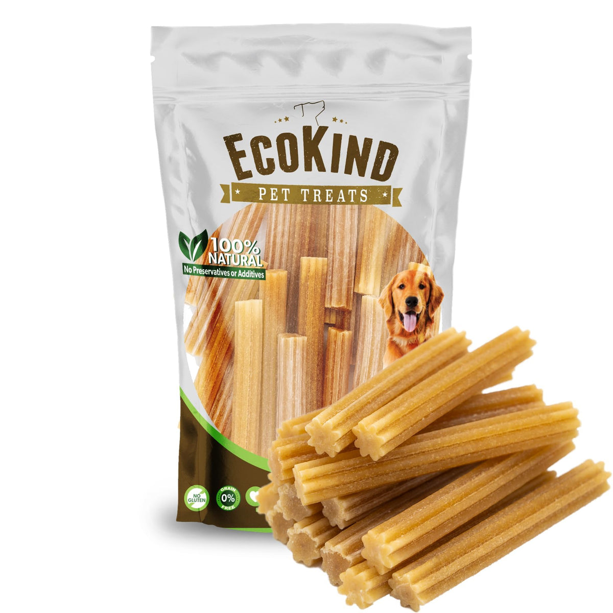 Emballage EcoKind bacon churro, pratique et sûr pour stockage.