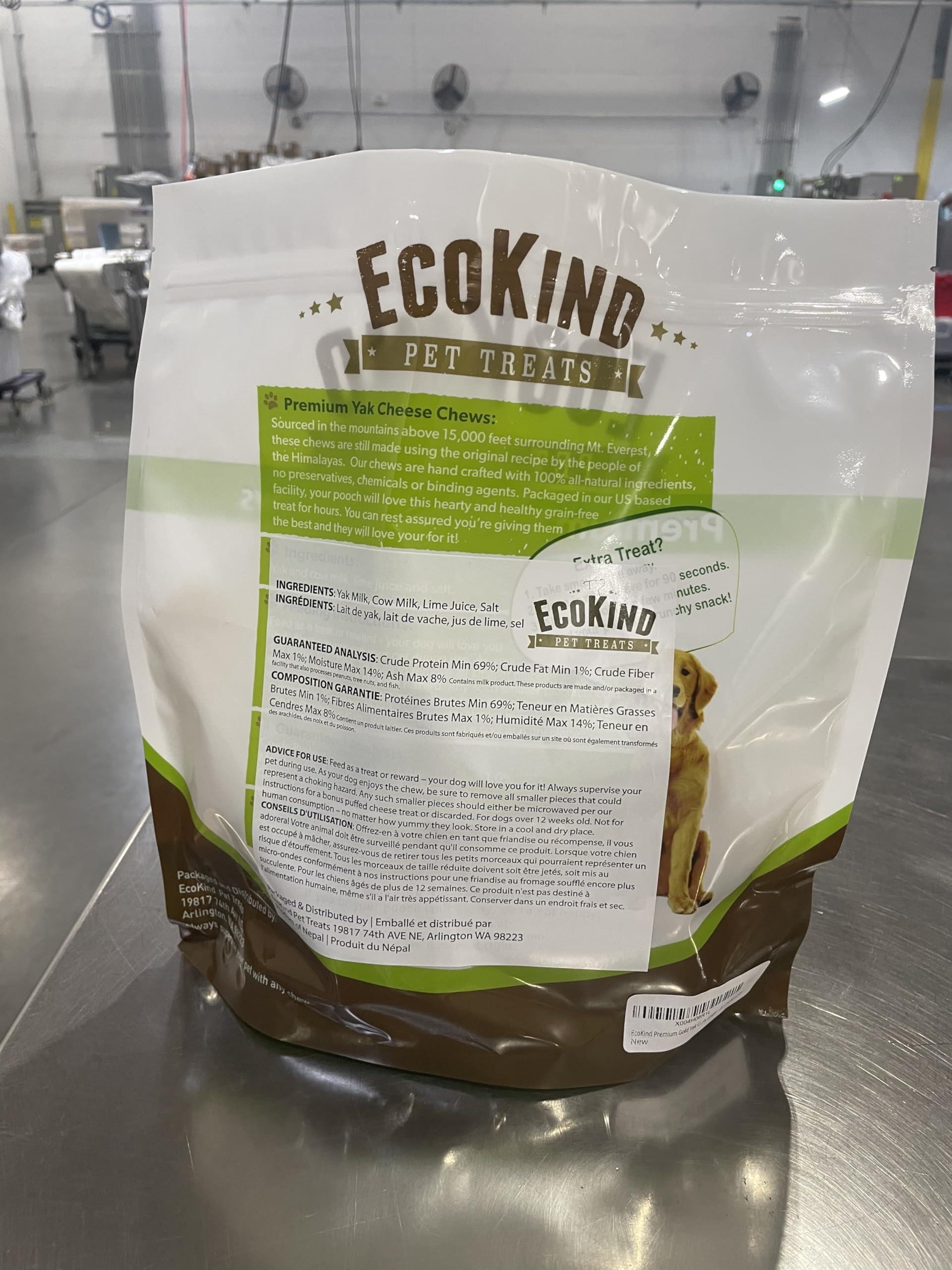 Sans additifs ni conservateurs dans les bouchées EcoKind.