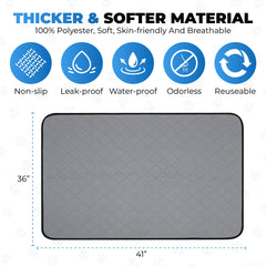 EcoLoo Pad base antiderapante: tapis stabilisé sans déplacement durant l'utilisation.