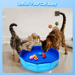 Eelexa jouets poissons flottants favorisent l'interaction autonome du chat